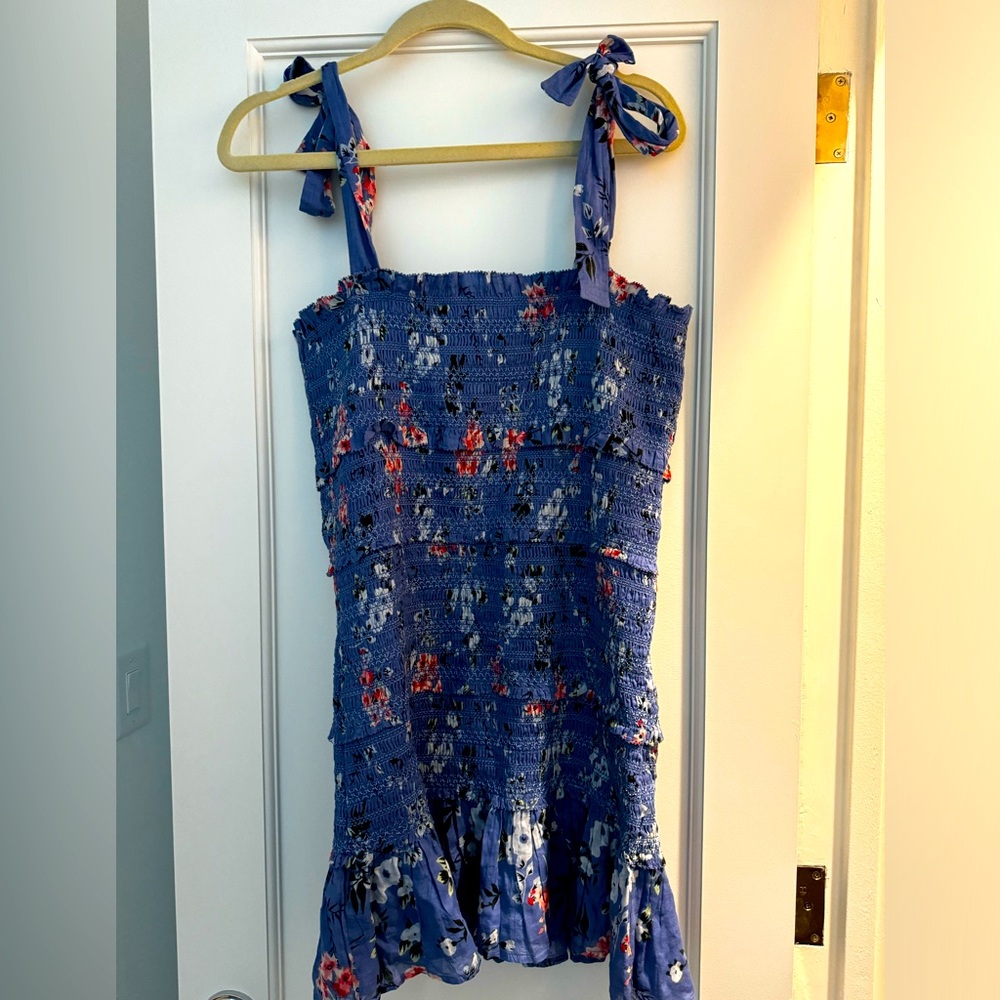 ASTR navy blue dress